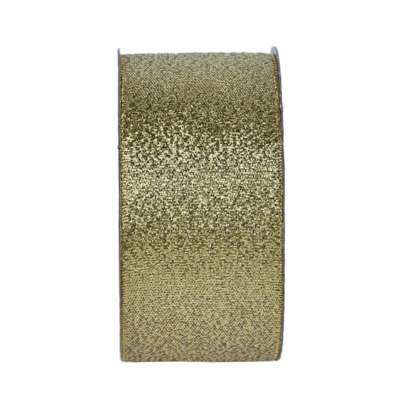 Hello Hobby 1.5" Metallic Gold Galena Ribbon, 3 yards