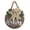 Welcome, variant on Welcome Sign for Front Door 12 in Wreath Decorations for All Seasons Brown | 3D Round, Wooden Bead Chain, Front Porch signs Decor Hanging for Farmhuose Home Outdoor Office Store