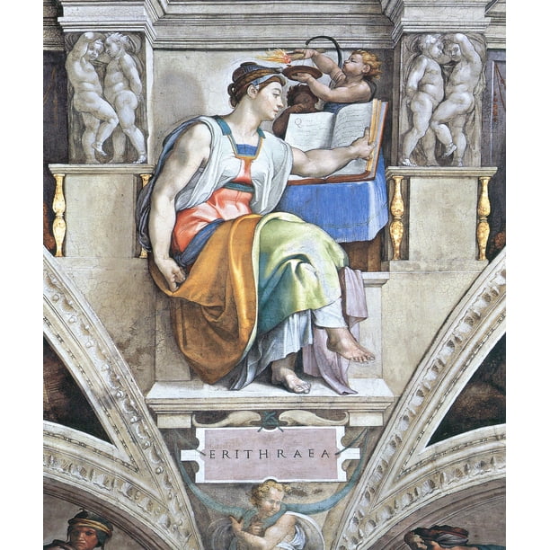 Acrylic Face Mounted Prints Michelangelo Buonarroti Sistine Chapel