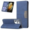 thumbnail image 1 of Allytech Case for Galaxy S22 Ultra Cover for Samsung Galaxy S22 Ultra 5G, Flip PU Leather Wallet Magnetic Closure Card Slots Holder Full Protection Foldable Stand Case for Galaxy S22 Ultra [6.8"],Blue, 1 of 5