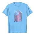 thumbnail image 5 of ORT Womens American Flag Shirt July 4th T-Shirt USA Flag Stars Stripes Graphic Short Sleeve Casual Tops(Z4-Sky Blue,S), 5 of 5