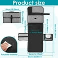 thumbnail image 2 of Portable Diaper Changing Pad Soft Polyester Baby Diaper Changing Mat with Wipes Pocket Versatile Portable Change Pad for Newborn Girl Boy, 2 of 11
