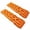 Dark Orange, variant on solautey 2Pcs Off Road Traction Boards, Pair Recovery Tracks Traction Mat for Vehicle Truck SUV, Mud, Snow, Sand Ramp-Orange Emergency Tire Traction Pads