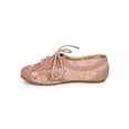 thumbnail image 4 of New Girl Fab Kicks Jovie-23 Mix Media Lace Round Toe Spectator Oxford Flat Size, 4 of 5