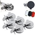 thumbnail image 1 of Adjustable Round Magnetic Seam Guide, New Multi-Functional Magnetic Guide Clamps, Adjustable Thickness Screw, Curved Edge Design for Rounded Hems, Collars, and Circle Sewing (5PCS), 1 of 8