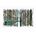 thumbnail image 2 of Bolokofsky, Ronald 14x11 White Modern Wood Framed Museum Art Print Titled - Venice Cafe I, 2 of 4