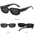 thumbnail image 4 of Gafas de sol Tskestvy Retro Vintage Small Square 90s UV400 para mujer, 4 of 6