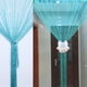 thumbnail image 2 of Cortina Deco 1*2m Cifrado Flash Cadena de plata Puerta Ventana Decoración (Azul agua) Ehuebsd  Libre de BPA, 2 of 9