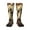 1 Black, variant on Gothic Eastern Floral Skull Knee Socks, High Socks Long Stretchy Sock Women Knee High Stocking, Long Socks for Women