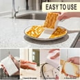 thumbnail image 4 of 2X Density Melamine Cleaning Sponges, Extra Thick Non-Scratch Magic Eraser Pads for Kitchen, Bathroom, Dishes & Walls, Tough Stain & Grease Removal Household Cleaner (20-Pack) ﻿, 4 of 7
