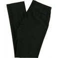 thumbnail image 2 of Calvin Klein Mens Tonal Stripe Dress Pants Slacks, Black, 37W x UnfinishedL, 2 of 2