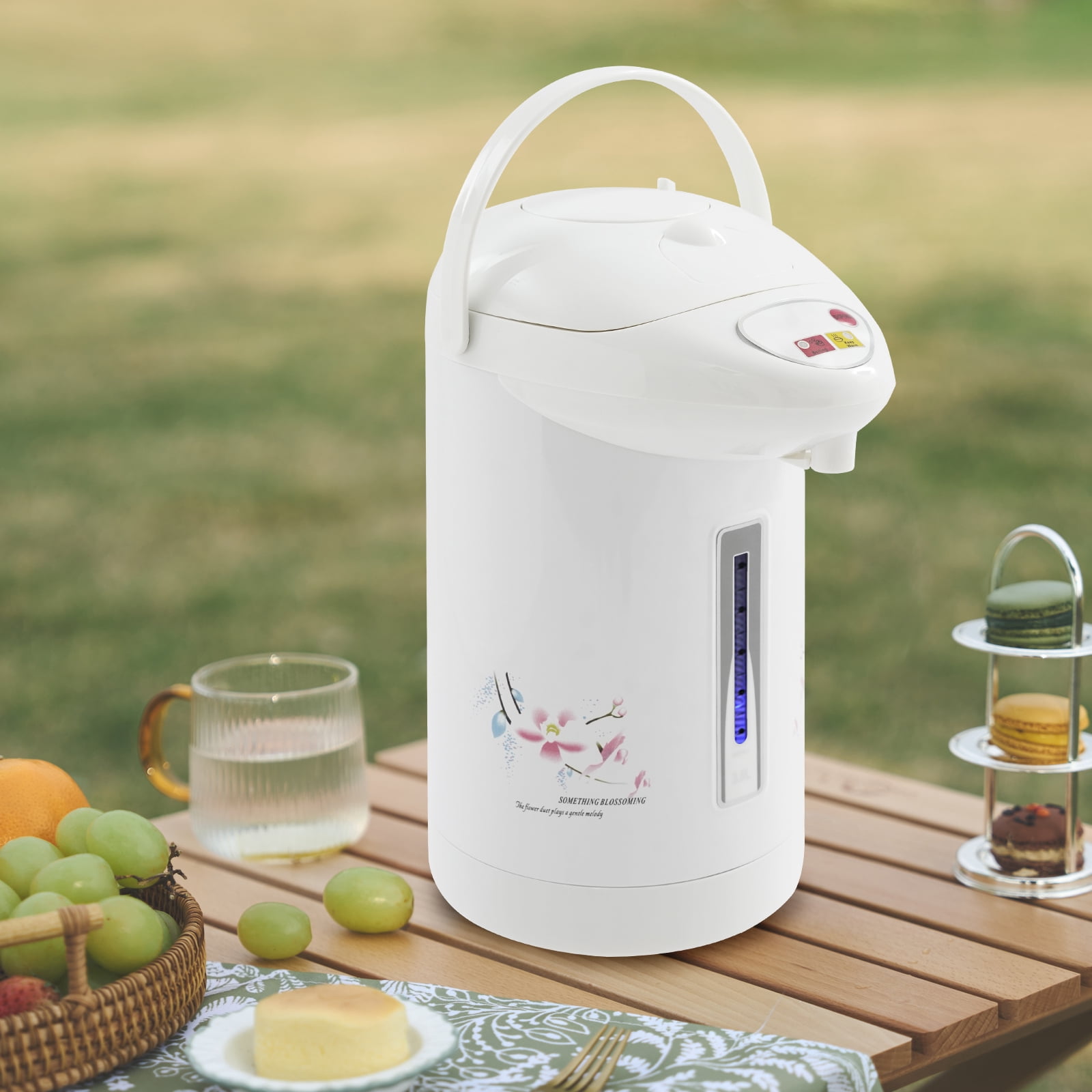 Modern Column Countertop Portable Hot Water Dispenser White for Restaurants, Living Rooms, Dining Rooms