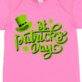 thumbnail image 4 of Inktastic St. Patrick's Day Hand Lettering with Green Top Hat Boys or Girls Baby Bodysuit, 4 of 5
