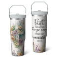 thumbnail image 2 of 1pc Failh 30oz Tumbler with Straw & Handle - Insulated Stainless Steel Cup | Holiday Gift for Man Women (Christmas, Valentine's, Birthday), 2 of 7