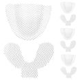 thumbnail image 1 of ColoMX 4 pares de soportes de bandeja de malla temporal para dentadura, malla de refuerzo Dental de Metal para reemplazo parcial superior e inferior de dentadura postiza, 1 of 7
