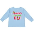 thumbnail image 3 of Inktastic Christmas Santa's Cutest Elf Boys or Girls Long Sleeve Toddler T-Shirt, 3 of 5