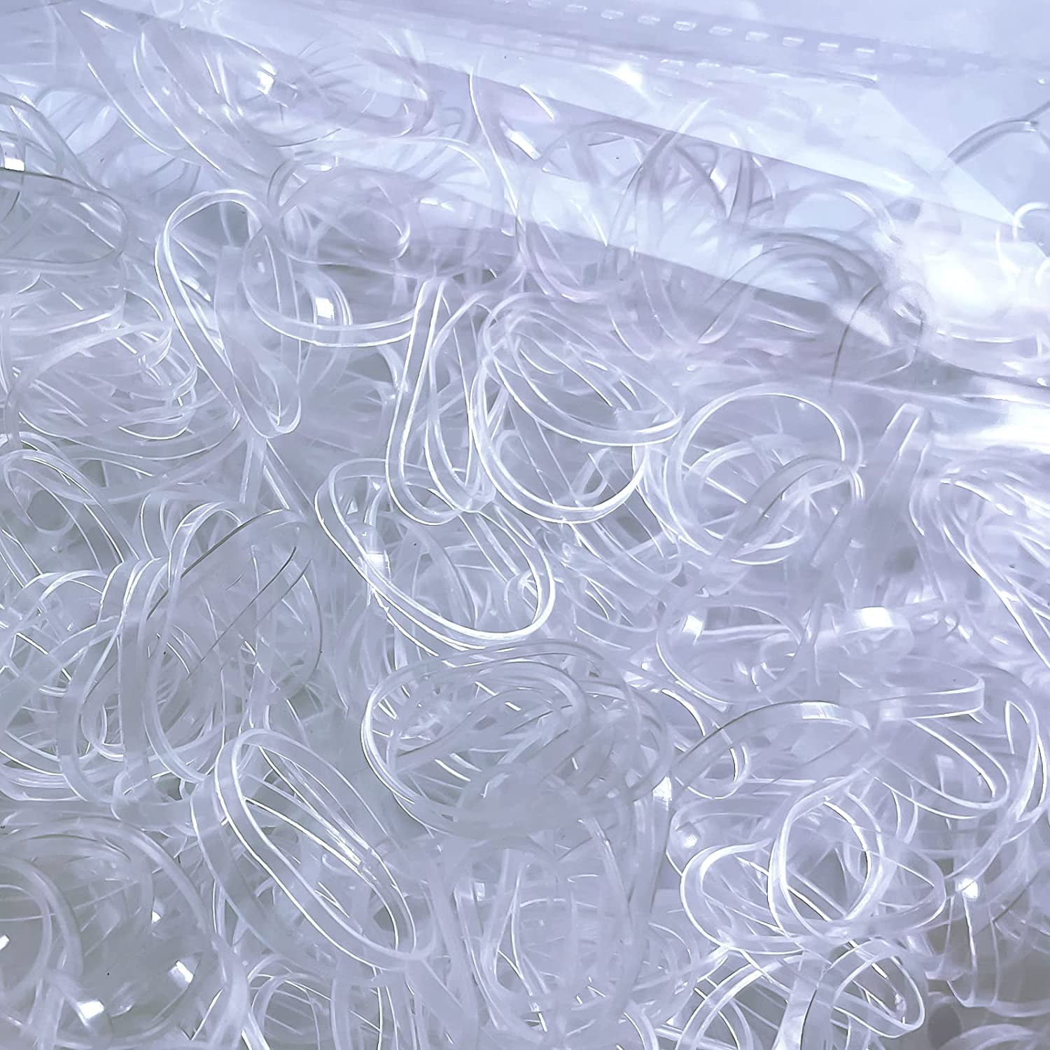 Rubber Bands for Hair Ties for Women,1500pcs Thicken Hair Accessories for  Women,ponytail Clear Hair Elastics Holders for Kids Girls Hair No Crease  Damage No Hurt 1 inch - Walmart.com