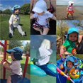 thumbnail image 2 of Summer Outdoor Sun Protection Beach Hat Baby Breathable Sun Breathable Mesh Cap Protection Beach Mesh Cap Kids Cute Visor Cap for Outing Children, 2 of 9