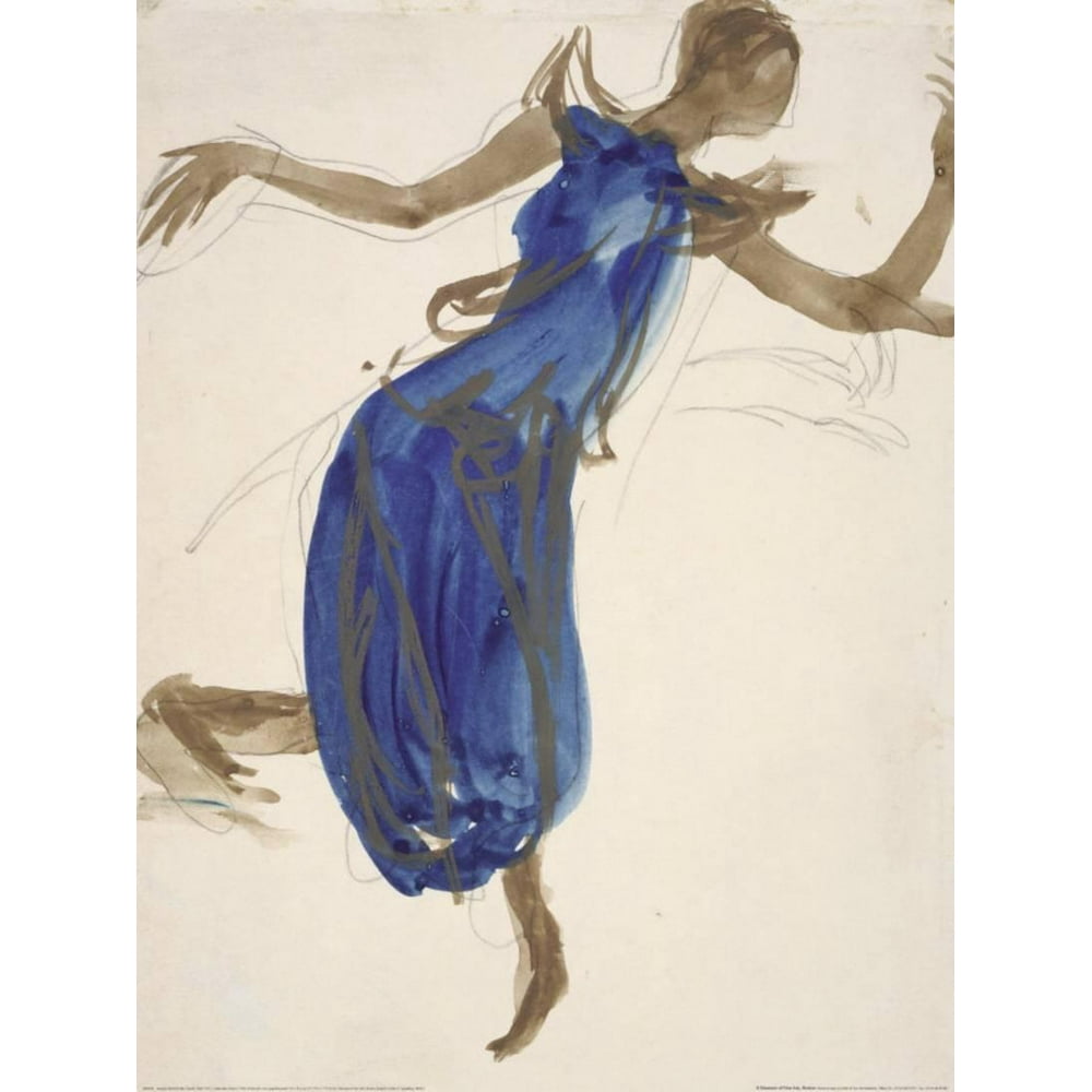 Cambodian Dancer, c.1906 Art Print By Auguste Rodin 23