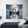 thumbnail image 3 of YXCXGO Black Swan Bedroom Posters Featured Tapestry Cool Poster 60x50 Inch, 3 of 7