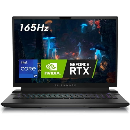 Alienware M18 R2 Gaming Laptop - 18 QHD+ 165Hz 3ms Display, Intel Core i9-14900HX, 32GB DDR5 RAM, 1TB SSD, NVIDIA GeForce RTX 4080 12 GB GDDR6, Windows 11 Home, Onsite Service - Dark Metallic Moon