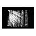 thumbnail image 1 of Startonight Canvas Wall Art Black and White Abstract Light on the Retro Window, Dual View Surprise Artwork Modern Framed Ready to Hang Wall Art 100% Original Art Painting 31.5 x 47.2 inch, 1 of 9