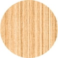 thumbnail image 1 of Ahgly Company Indoor Round Solid Orange Modern Area Rugs, 4' Round, 1 of 1