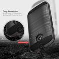 thumbnail image 4 of Moto E Case, (2nd Generation) 2-Piece Style Hybrid Shockproof Hard Case Cover with [Premium Screen Protector] Hybird Shockproof And Circlemalls Stylus Pen (Black), 4 of 7
