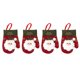 thumbnail image 1 of 4 piezas de guantes navideños, cortador y tenedores, bolsa para cubiertos, bolsas de regalo de dulces, decoración navideña (Santa Claus), 1 of 8
