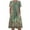 Green—Clearance, variant on Fartey Women's Boho Floral Print Midi Dress Summer Short Sleeve Pleated Dress Loose Casual Crew Neck Sundress Beach Vacation Dresses Green S