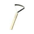 thumbnail image 2 of Birdeem Handheld Grass Rake, Garden Weeding & Loosening Tool, Triangular Shape, Double-Sided Blade, Wooden Handle, for Vegetable Patch & Gardening, 2 of 6