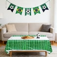 thumbnail image 6 of Soccer Tablecloth Plastic 42 X 71Inch, Soccer Party Decorations Table Cloth Disposable Rectangle Sports Ball Table Cover for Soccer Birthday Party Supplies, 6 of 6