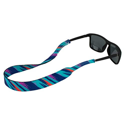 Ukes Premium Sunglass Strap - Durable & Soft Eyewear Retainer Designed with  Floating Neoprene Material - Secure fit for Your Glasses and Eyewear. (The  Strokes) 