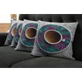 thumbnail image 2 of Ambesonne Coffee Throw Pillow Cover 4 Pack, Coffee and Herbal Tea, 16", Multicolor, 2 of 6