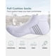 thumbnail image 3 of Calcetines para correr para hombres: calcetines deportivos acolchados, calcetines antiampollas, algodón suave y transpirable para un uso cómodo en todas las actividades (6 pares), 3 of 5