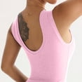 thumbnail image 5 of ClodeEU Women's 2 in 1 Yoga Tennis Dress with Built in Shorts ,Slim Fit Athletic Dress with Tie Pink,Womens Plus L, 5 of 8