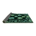 thumbnail image 2 of Ahgly Company Indoor Rectangle Abstract Turquoise Blue Modern Area Rugs, 6' x 9', 2 of 4