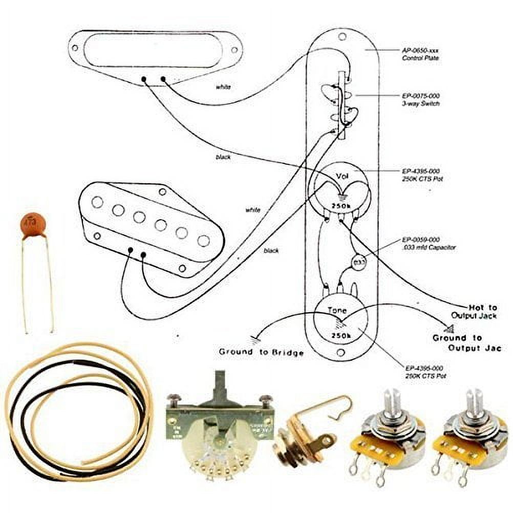 Allparts EP-4130-000 Wiring Kit for Telecaster