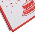 thumbnail image 4 of NFTIGB 3D Pop-Up Birthday Greeting Card with Music and LED Light, Exquisite Paper Cake Design in Red Color, Includes Envelope, 5.9 inches / 15 cm Square Folded Size for Loved Ones, 4 of 9