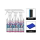thumbnail image 1 of Líquido limpiador de baño | Descalcador de vidrio | Quita-tejas y grifos | Eliminación de manchas y suciedad | Fórmula del tensioactivo | Incluye 1 limpiador, 1 trapo, 1 esponja | 60ml |, 1 of 6