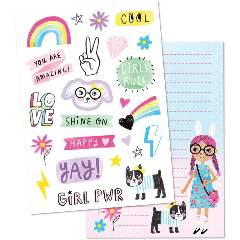 Girls Personalized Stationery Set — When it Rains Paper Co