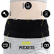 thumbnail image 3 of Cinturón para correr para teléfono. Riñonera deportiva para corredores, fitness, ejercicio y entrenamientos en el gimnasio, gris lino, 3 of 5