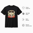 thumbnail image 5 of Retro Peace Van Graphic T-Shirt, Unisex Classic Fit Tee, 5 of 9