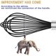 thumbnail image 5 of Batidor de silicona, paquete de 1/2/3 Batidores profesionales para cocinar sin rayar, batidor de acero inoxidable y silicona, batidor de goma de plástico para utensilios de cocina antiadherentes,, 5 of 7