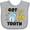 AC-Heather Grey, variant on Inktastic I Got My 1st Tooth with Cute Tooth Baby Boys or Girls Baby Bib