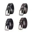 thumbnail image 4 of letairis 1/2/3/5 Wrapped Belt For Mens Pants - Prevents Cracking With Precise Sewing And Generous Cut edge coffee 1 Pc, 4 of 6