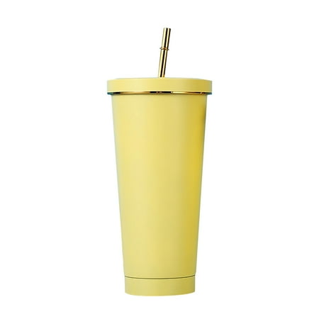 

Big for Women Vintage Rooster Mug Double Layer Stainless Steel Portable Edged Insulation Cup Creative Straw Cup Durable Paint 500ML Coffee Cup Gift Set for Christmas