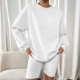 thumbnail image 4 of Enjoytime Crewneck Sweatshirts Women Long Sleeve Solid Color Pullover Top Fall Fashion Soft Lightweight Casual Sweatshirt, 4 of 5