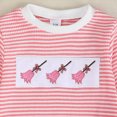 thumbnail image 5 of Staki Halloween Baby Clothes Newborn Boy Girl Waffle Knit Pumpkin Bubble Romper Sweatshirt Infant Fall Outfit 0-18M(Pink,12-18 Months), 5 of 5