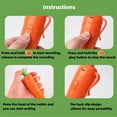 thumbnail image 2 of Yippzo Carrot Recording Pen,Kids Carrot Voice Recorder Kit Ballpoint Pen Writing Tool with Playback Feature for Learning, 2 of 7